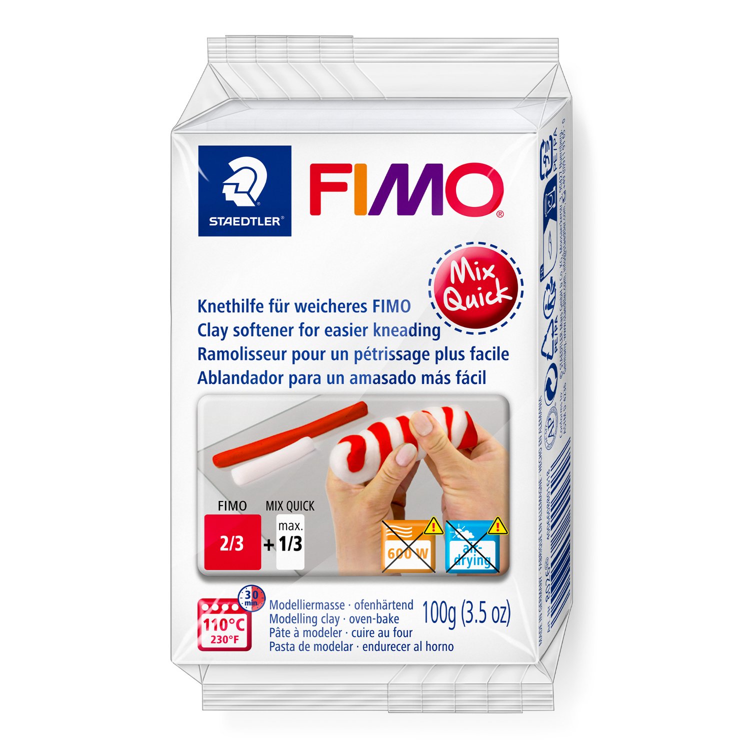 Пом'якшувач Fimo для полімерної глини, mix quick, 100 г