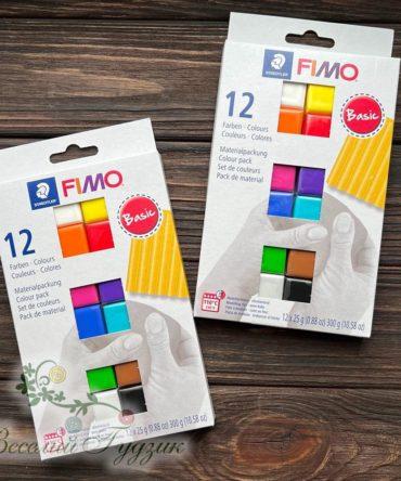 Набір полімерної глини Fimo “Natural Colours”, 12 кольорів