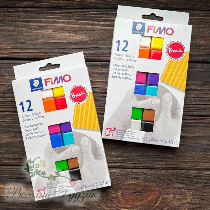 Набір полімерної глини Fimo “Natural Colours”, 12 кольорів