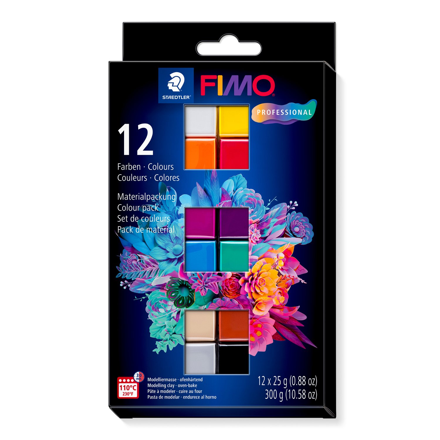Набір полімерної глини Fimo “professional”, 12 кольорів